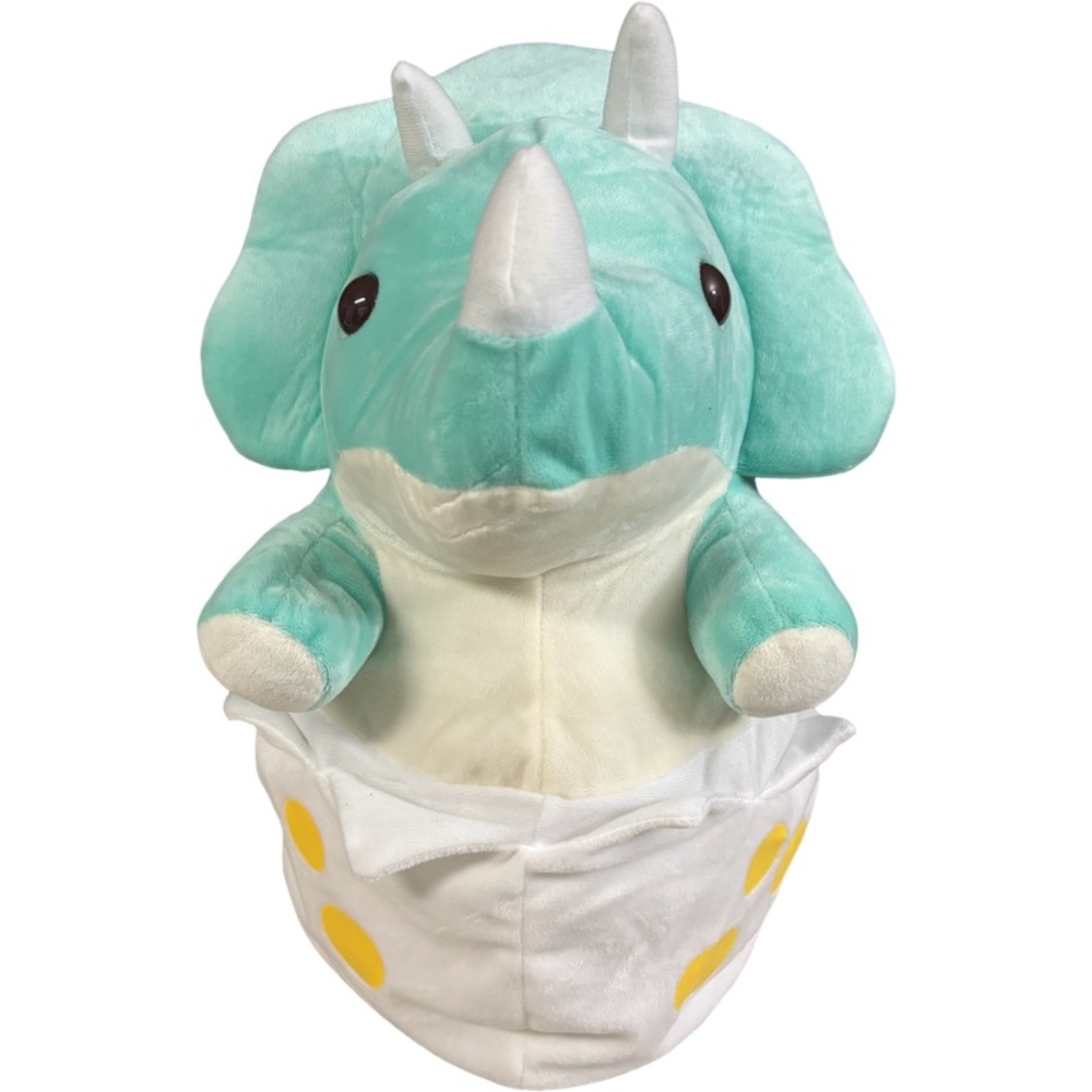 Amuse Dinosaur Era Baby Big Plush - Triceratops in Dinosaur Egg